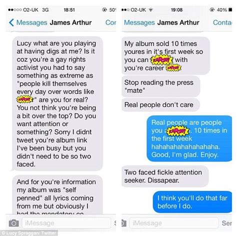 James Arthur Fans Request An Album Refund After Seeing Texts To Lucy