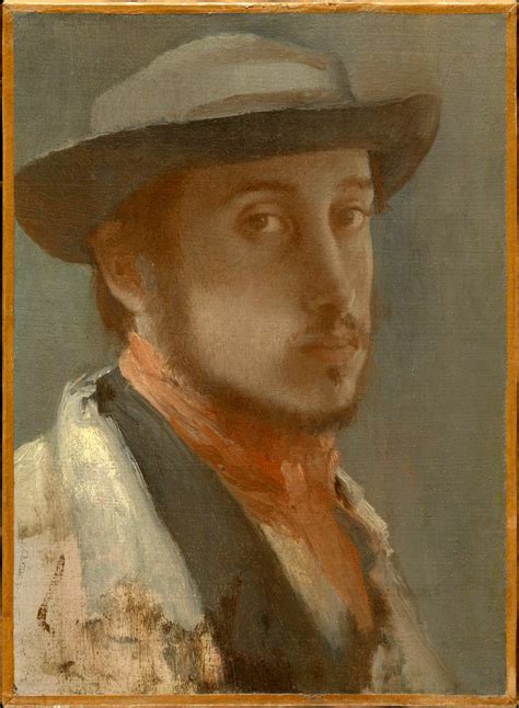 Self Portrait C1857 58 By Edgar Degas Avec Images Edgar Degas