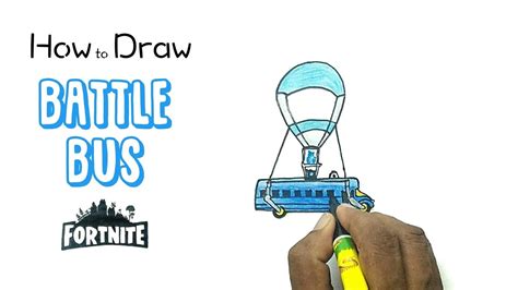 How To Draw The Battle Bus From Fortnite Youtube