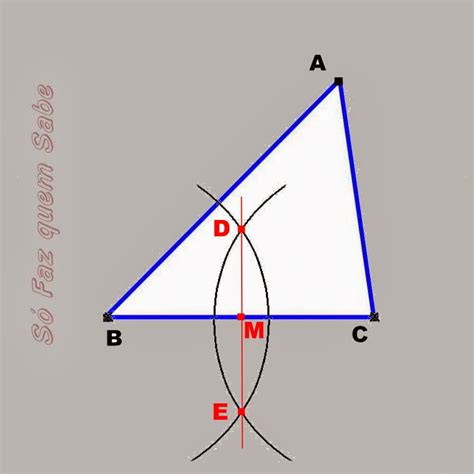 Medianas De Um Triângulo Como Traçar Geometricamente Só Faz Quem Sabe