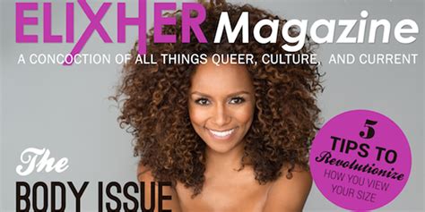 Janet Mock Poses Nude For Elixher Magazine Body Issue Cover Janet Mock