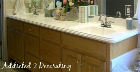 These instructions walk through the process of how to paint your bathroom vanity. Gwen's Painted Bathroom Cabinets