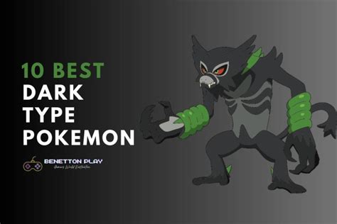 10 Best Dark Type Pokemon Ranked Ultimate List 2024