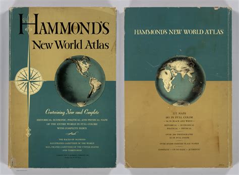 Covers To Hammonds New World Atlas Containing New And Complete