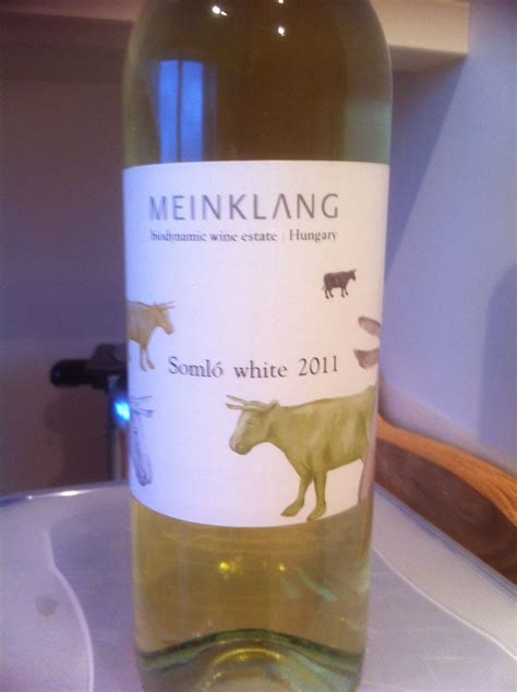 Meinklang Somlo white - very fresh and grassy with highlights of apple ...