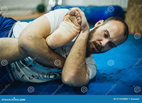 Bjj Brazilian Jiu Jitsu Ground Sparing Leg Ankle Foot Lock Submission