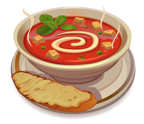 Clip Art Bowl Of Soup Adr Alpujarra