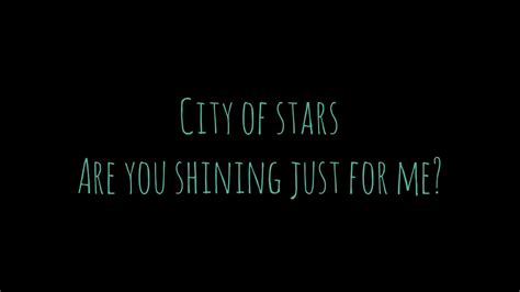 La La Land City Of Stars Coverlyrics Youtube