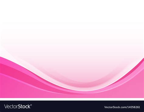 Abstract Pink Background With Simply Curve Vector Image
