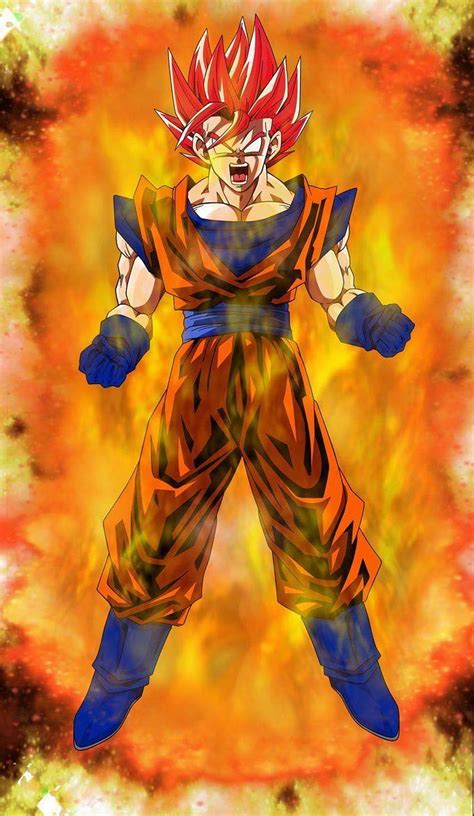 Super Saiyan God Goku Power Up By Elitesaiyanwarrior Goku Ssjg Hd