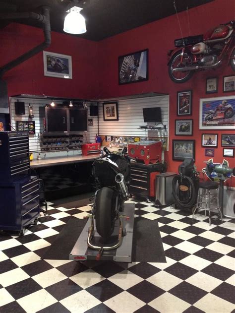 It is used for two. The 25+ best Motorcycle garage ideas on Pinterest