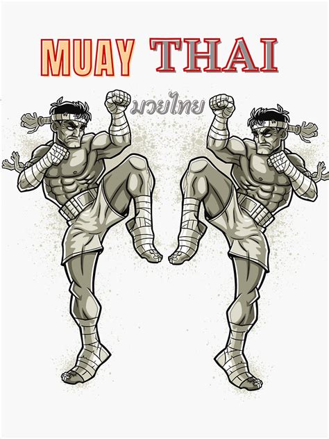 Shirts Muay Thai Sticker By Tomorrow00 Redbubble