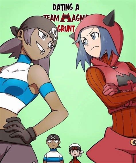 Pin On Dating A Team Magma Grunt
