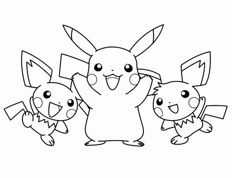 81 Dessins De Coloriage Pikachu à Imprimer Sur Page 7
