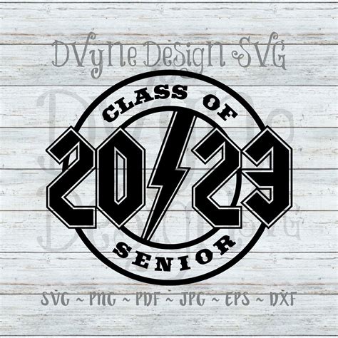 2023 Senior Svg 2023 Graduate Svg For Silhouette Or Cricut Etsy
