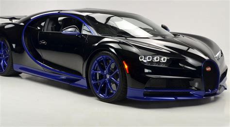 Compare in car entertainment system, driving comfort and visibility with similar the interior layout, fit and finish. Black And Blue Bugatti Chiron Lands In The U.S. | Carscoops