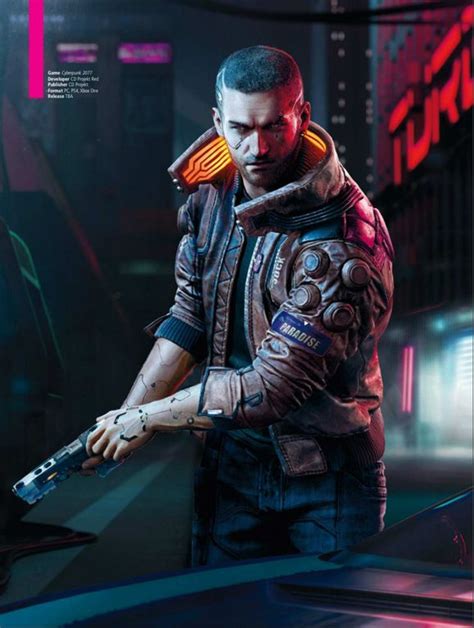 new male v character art edge magazine cyberpunkgame cyberpunk character cyberpunk 2077