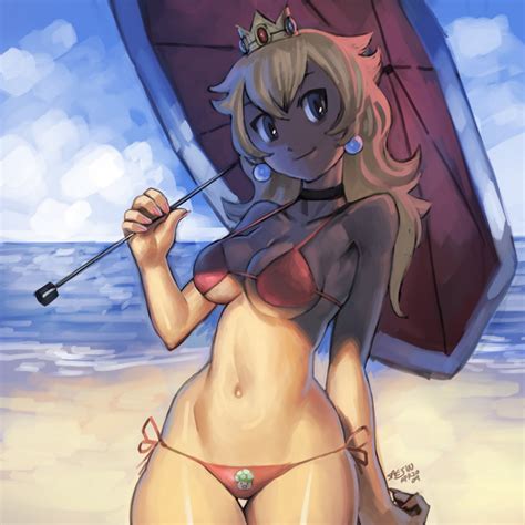 Последние твиты от rule34 (@rule34porn). Rule 34 - beach bikini blonde hair nintendo parasol ...