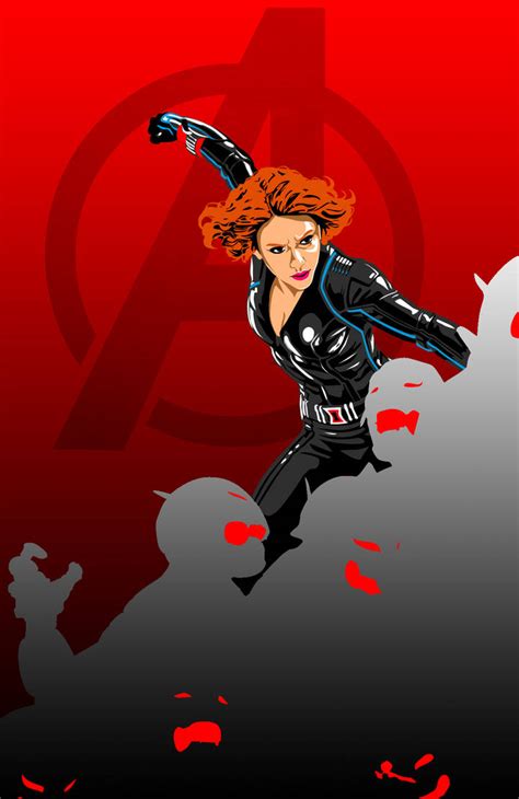 Avengers Age Of Ultron Black Widow Poster By Trevinoss97 On Deviantart