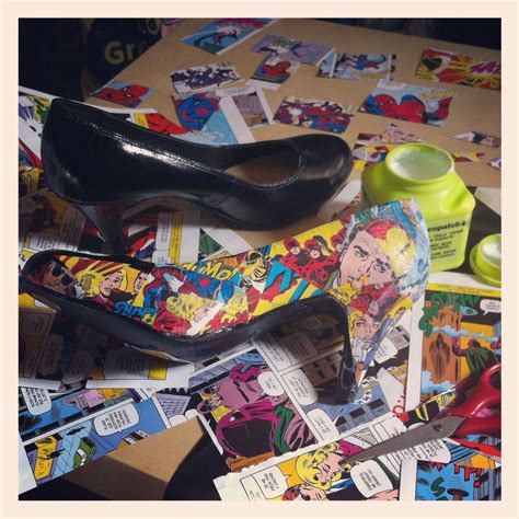 Diy Comic Book Shoes Comic Book Shoes Comic Books Diy Comic Books