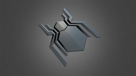 Spider Man Logo Download Free 3d Model By Durvesh S Durvesh123