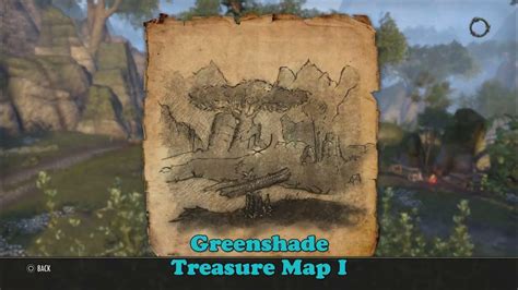 Eso Greenshade Treasure Map I Location The Elder Scrolls Online