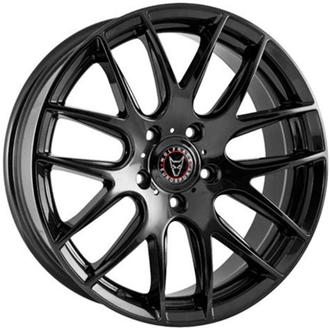 Wolfrace Munich Gloss Black 20 Inch Alloy Wheels Set X4 Inc Tyres