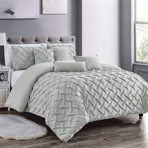 Sapphire Home Luxury 7 Piece Kingcal King Comforter Set W Shams