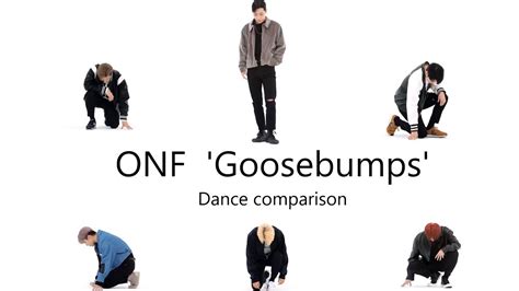 [onf 온앤오프] goosebumps dance comparison youtube