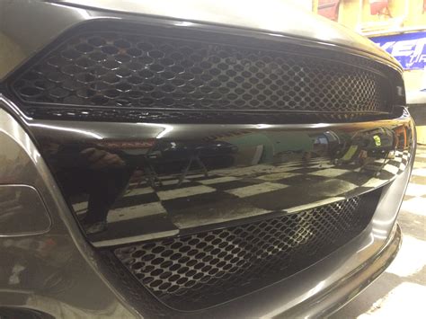Fits 2013 2016 Dodge Dart Lower Bottom Black Grille On Front Bumper New