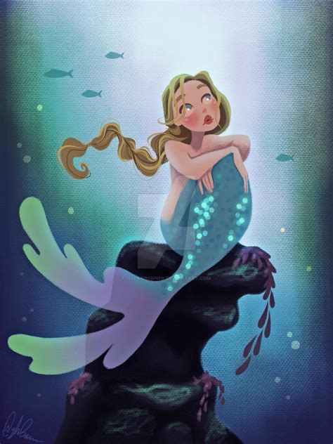 Wistful Mermaid By Dylanbonner On Deviantart