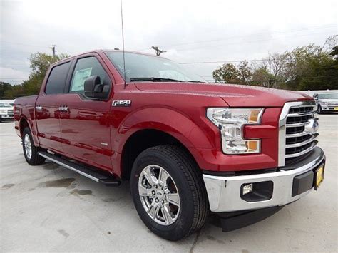 2017 Ford F150 Xlt 120 Miles Ruby Red Metallic Tinted Clearcoat Crew