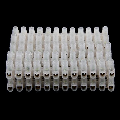 Ootdty 10pcs 5a Dual Row 12 Positions Screw Terminal Electric Barrier