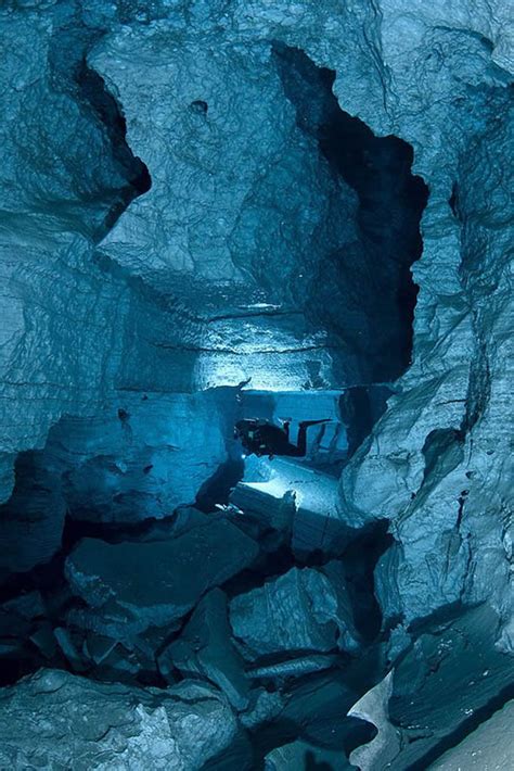 Orda Cave Longest Underwater Cave In Russia Underwater Caves