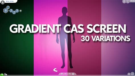 Mod The Sims Gradient Cas Screen By Ahinana • Sims 4 Downloads