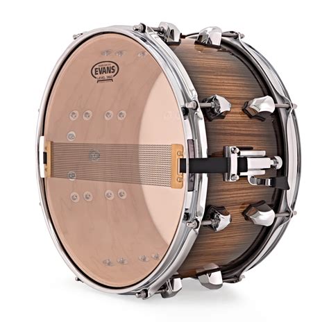 Sjc Drums 13 X 7 Custom Snare Drum Zebra Wood Outer Ply Gear4music