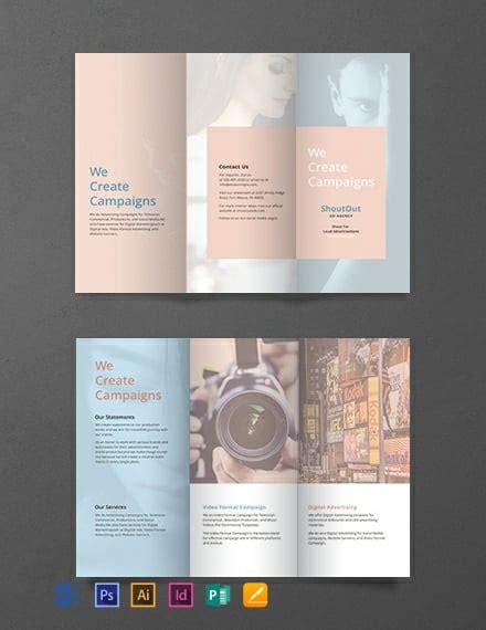 Blank Brochure Design Templates