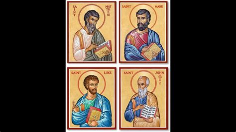 The Four Evangelists الإنجيليون الأربعه Youtube