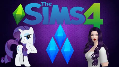 The Sims 4 Mlp Speed Cas Rarity Youtube