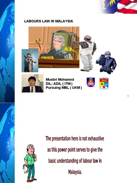 However, the construction sector was recorded as the highest labour demand. Labour Law in Malaysia Ppt | Trade Union | Employment