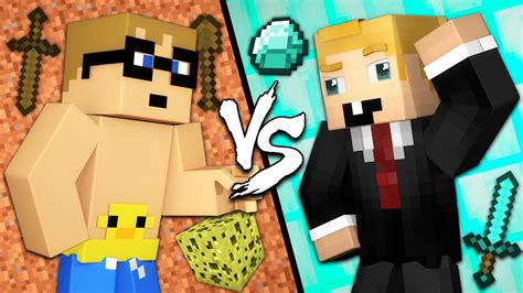 Smart Noob Vs Stupid Pro Minecraft Youtube