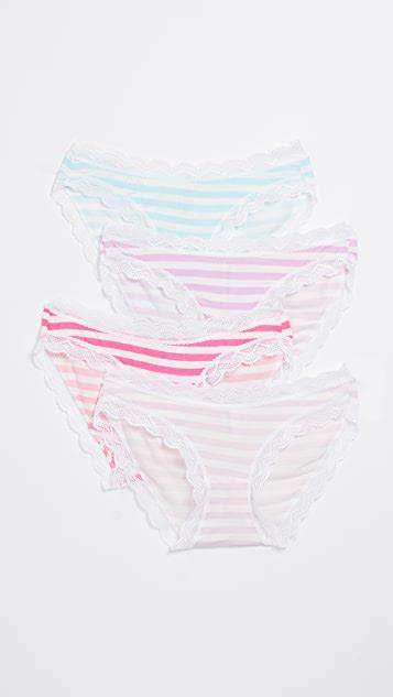 Cheek Frills Stripes 4 Pack Panties Shopbop