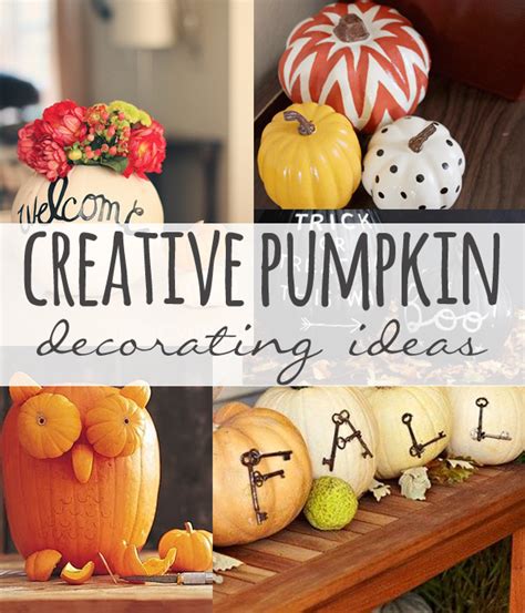 We're giving the crayon scribble pumpkins a whirl today with the white pumpkins. This Little House of Mine: Creative Pumpkin Decorating Ideas