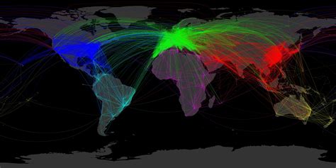 Mapping The Worlds Flight Routes