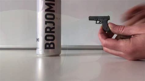 Miniature Gun The Glock 17 Black In Action 2mm Pinfire Gun Mini