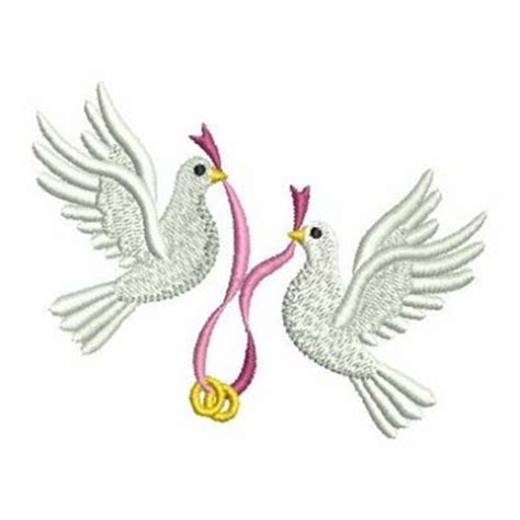 Wedding Doves Embroidery Designs Machine Embroidery Designs At