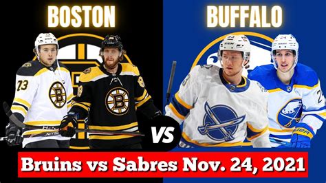 Boston Bruins Vs Buffalo Sabres Live Nhl Play By Play And Chat Youtube