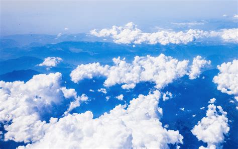 Download 3840x2400 Wallpaper White Clouds Sky Nature