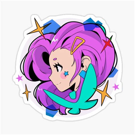 Blushing Anime Girl Stickers Pak Anime Girl Sticker For Sale By