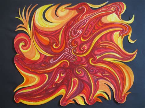 Firebirds Wings Flap And Movement Becomes Color Or Does Color